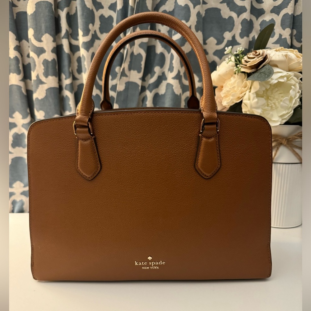 EUC Kate Spade ♠️ Addie Satchel Crossbody or Handbag - Warm Gingerbread
